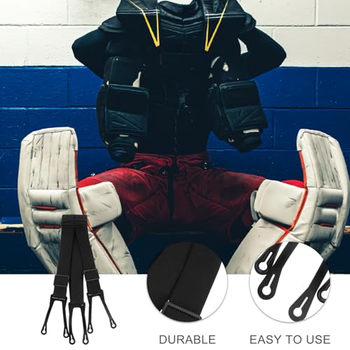 Tirantes de hockey Lurrose elásticos para evitar caídas de pantalones 4