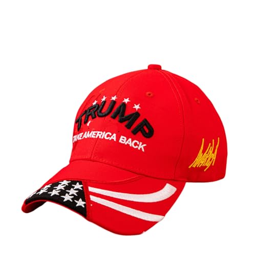 M-A-G-A HAT. T.RUUM.P WASRIGHT ABOUTEVERYTHING and Make America Great President Donald T.RUUM.P 45-47. Adjustable (US, Alpha, One Size, Trump - Red)
