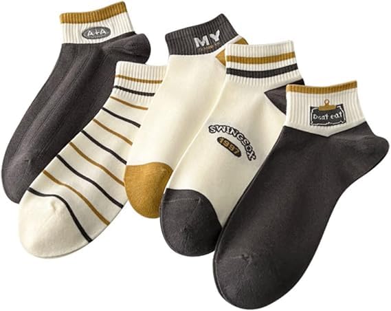 Mens and Womens Socks Ankle Length||Socks for Men combo||Cotton Odour Free ||Office Use Extra Soft material||Every Day Use||Ultra Light Weight-5 Piece combo-image-42