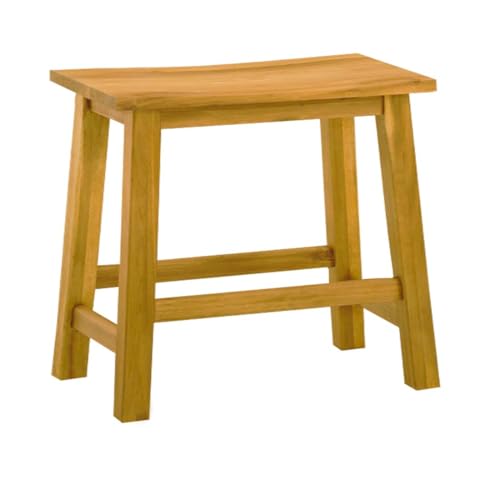 Image of Sitting Wooden Stool Indoor & Outdoor, Stool for Office, Home & Garden Use- 18 Inch