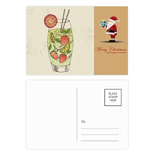 Cartes postales de qualité supérieure au motif jus de fruits et fraises