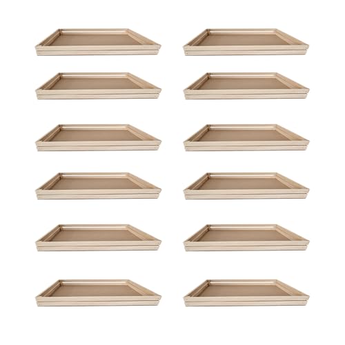 La mejor comparación de Huacales los preferidos por los clientes. 49 Yunuen Huacal de Madera Natural para Fiestas y Eventos, 10x30 cm con 2 Palos, 12 Piezas, Ideal para Arreglos y Decoración