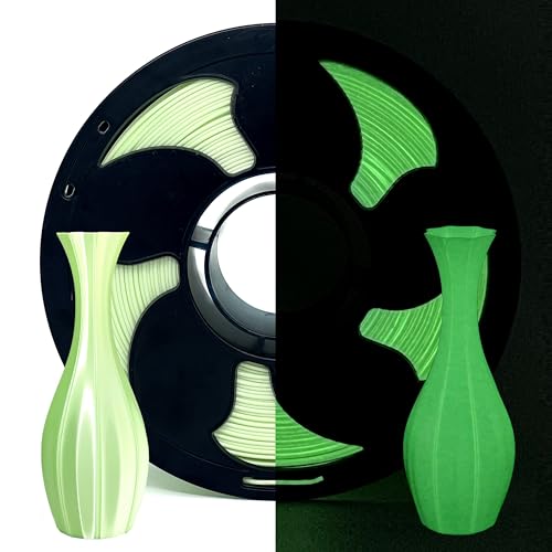 Image of Silk Glow in Dark Qinghe Green PLA 1.75mm 250g Luminous 3D Filament FDM