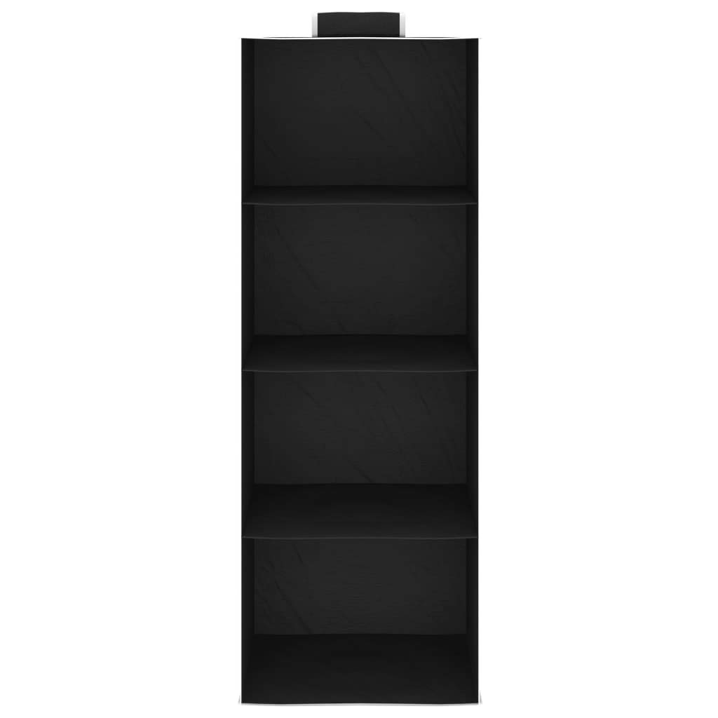 Tidyard 2 STK.Hängeaufbewahrung für Schränke mit 4 Fächern Hängeregal Schrankorganizer Stabiler Kleiderschrank Organizer Ordnungssystem Hängeaufbewahrung Stoff
