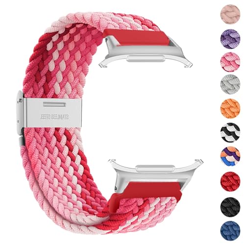 Bracelet de montre pour Galaxy Watch Ultra 47mm en nylon tressé premium ajustable - 2