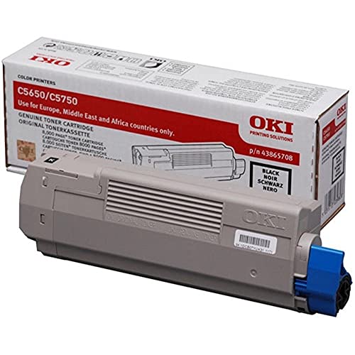 ECOPRO   Tóner original para las impresoras OKI C5650 C5750   Negro   de 8.000 páginas A4   Cod 43865708