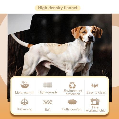 Couverture Polaire 240 x 260 Animaux Chiens, Couverture Polaire Grande Taille 240x260 cm | Usage Multiple comme Couette d'Appoint, Assure Une Protection Contre Le Froid B283