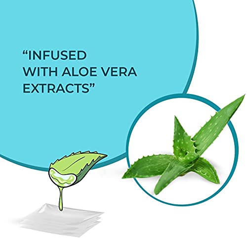 Image of Mee Mee Caring Baby Wet Wipes with lid, 72 Pcs (Aloe Vera, Pack of 3)