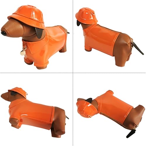 Image of Women PU Leather Unique Novelty Dog Shaped Crossbody Shoulder Bag Handbag Purse
