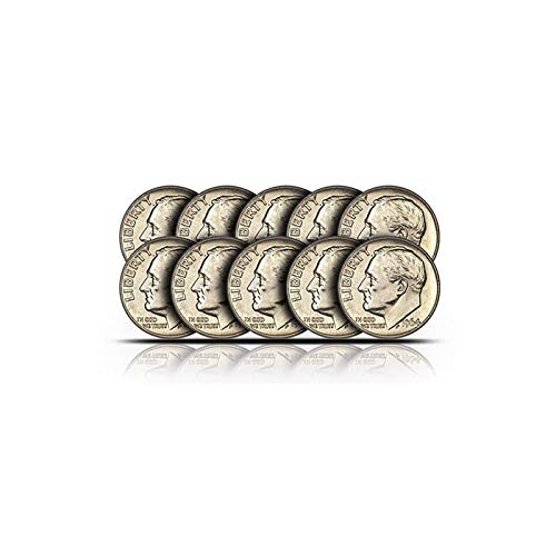 Amazon.com: 1946-1964 Ten Roosevelt Dimes $1 Face Value 90% Silver