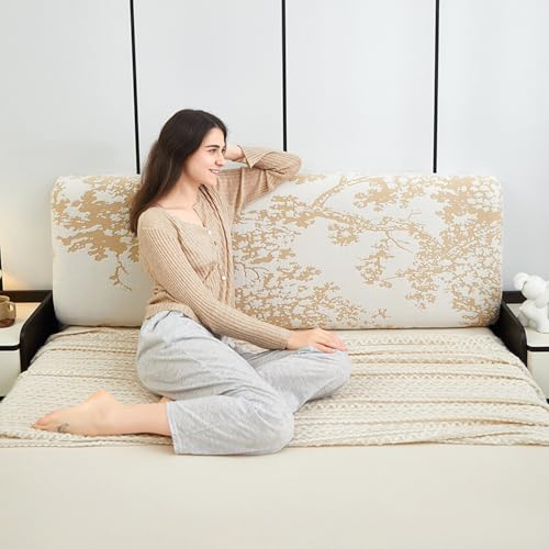 Funda de cabecero de cama elastica verde de 200 cm lavable para proteccion de muebles OBASDFD 5