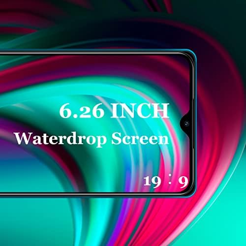 Mobile Phones Sim Free Unlocked,Vfone Y9s Android 8.1 Dual 3G Smartphone,6.26 Inch HD Water Drop Display,5+8MP Beauty Cameras + 3500mAh Battery,Face ID,UK Version