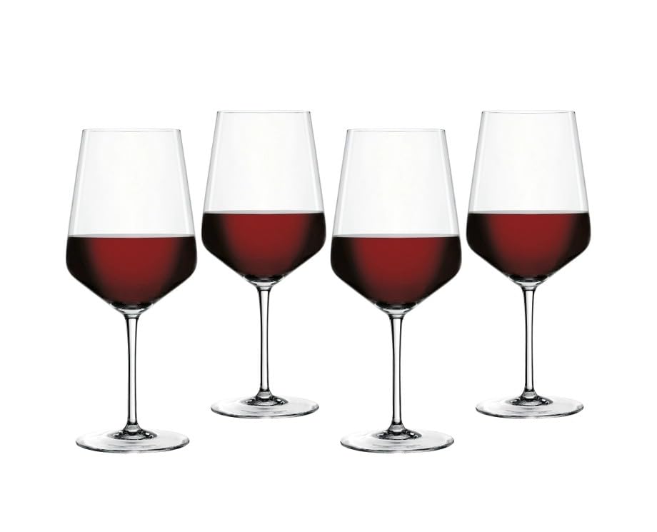 Spiegelau 12 Rotweingläser Style cl 63 aus hochwertigem Klangglas – elegantes Glas für Rotweinverkostung, modernes Design mit großer Schale, spülmaschinenfest