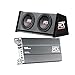 Produktbild MTX RTP4000 Auto Car Stereo-Lautsprecher Boxen (500 W, RT501 Verstärker, Dual-Subwoofer, Kanal, Bassreflex, Hohe Reichweite und präzise bassreproduktion)