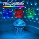 Solar Poolbeleuchtung Schwimmende - 7 RGB Farbwechsel LED Pool Licht | Jellyfish Solarlampe für Gartenpool, Teich und Außendekoration - Wasserdicht IP68 & Automatische Dämmerungserkennung (2 Stück)