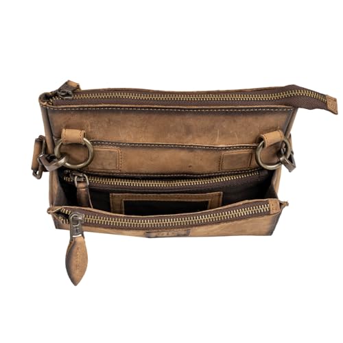 STS Ranchwear Womens Baroness Basic Bliss Lily Veg-Tan Leather Crossbody Bag OS2