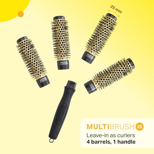 Olivia Garden MultiBrush - Non-Electrical Detachable Thermal Brush with Ceramic Barrel