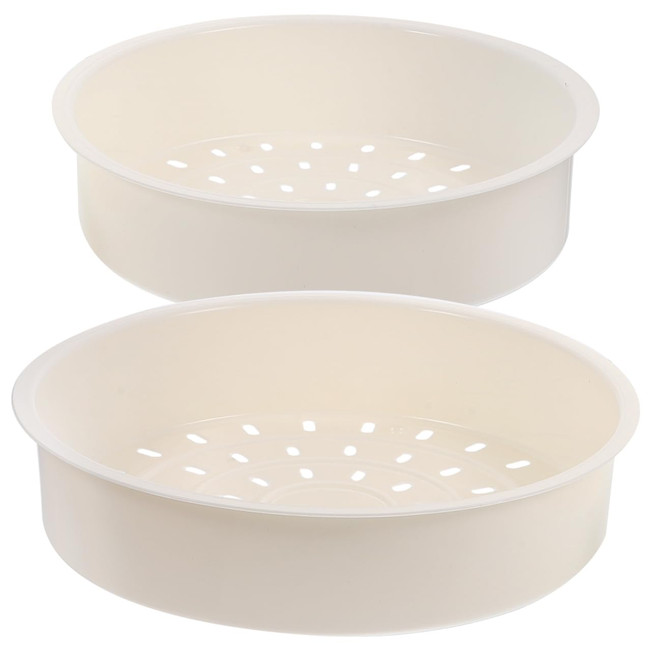 COLLBATH 2pcs Kitchen Supply Food Steam Basket for Rice Cooker and Household Steamer Steamer Cookware with Smooth Edges Safe and Odorless Material Suitable for Steaming Vegetables Dumplings