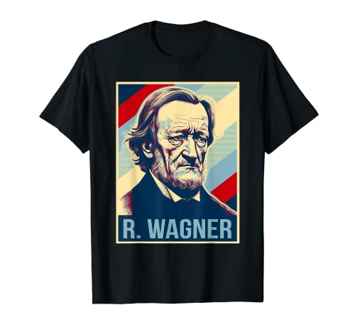 Photo de Affiche de Richard Wagner Compositeur d'opéra T-Shirt