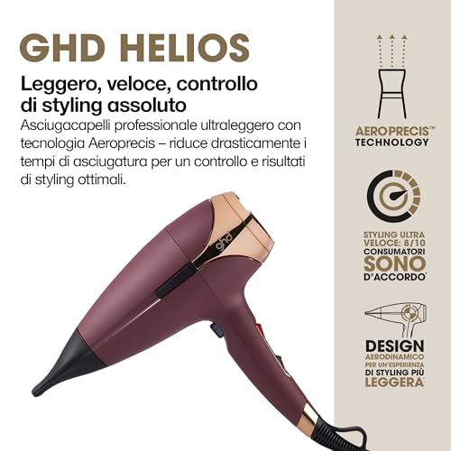 ghd Helios - Asciugacapelli Professionale (Plum) - Immagine 2