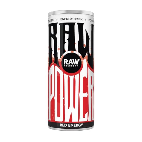 RAW PRESSERY Power Energy drink-Red Energy 250 Ml(Pack of 6),Original Flavor
