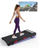 Superun Walking Pad max 159 KG/136 KG, Laufband für Zuhause mit Trainingsmodus, Leise Laufband Schreibtisch mit App und virtuellen Laufstrecken. Vor Ort erlebbar
