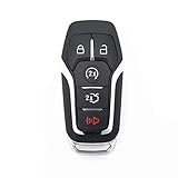 WFMJ for 2015 2016 2017 Ford Edge Explorer Mustang Fusion Edge Keyless Entry 5 Buttons Remote Smart Key Case Shell Fob