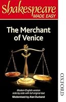 The Merchant of Venice: Original Text & Modern Verse (Shakespeare Made Easy Series) by Alan Durband B01F9QALQM Book Cover
