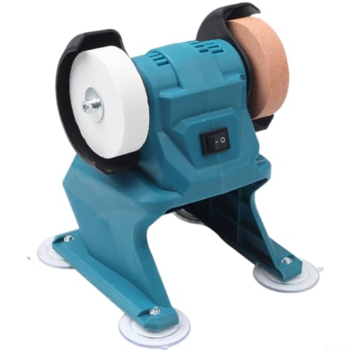 Image of Shophubio Cordless Grinder Polisher for Makita-BL1820B BL1830B BL1850B BL1860B Batteries, High Velocity-All-Copper Motor Bench-Grinder