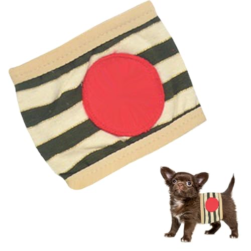オス犬用おむつ、超吸収性オス犬用腹帯、柔らかく快適、洗える、再利用可能、漏れ防止オス犬用尿袋、ペット用衛生ベルト、小型、中型、大型犬に適した純綿オス犬用おむつ