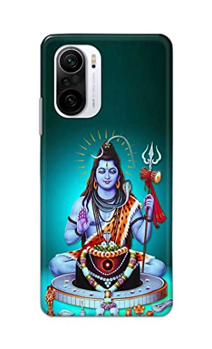 Image of Printed Hard Back Cover Case for Mi 11x 5G | Mi 11x Pro 5G Back Cover (Lord Shiva) -1803