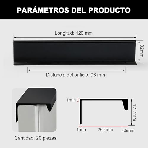 Jaladera níquel satinado 11 Imagen adicional
