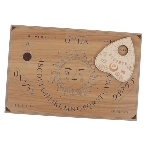 Adornos de estrellas de madera y tablero de péndulo místico para decoración de hogar