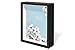 Swing Design Chroma Picture Frame and Shadow Box, 8 x 10", Black