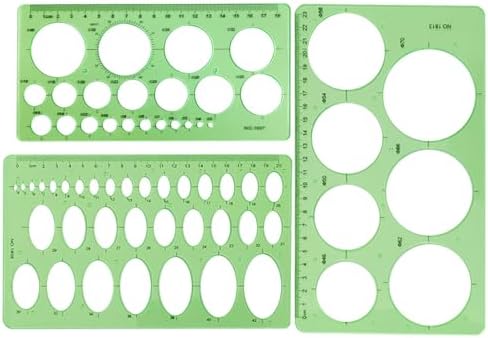 Amazon.com : Helix - Combo Circle Plastic Drawing Template - Essential ...