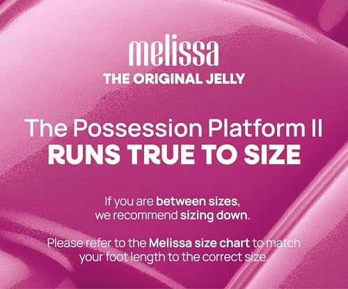 Image of Melissa Possession Platform II Jelly Sandals for Women - Classic Fisherman-Style Chunky Platform with Adjustable Ankle Strap, Lightweight EVA Sole, and Non-Slip Traction