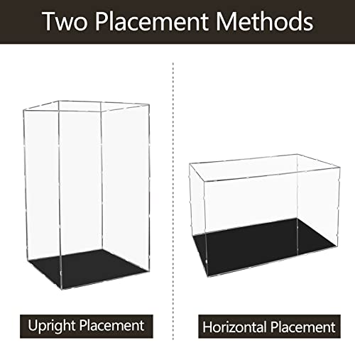 Evron Display Case for Collectibles Assemble Clear Acrylic Box Alternative Glass Case for Display Action Figures Home Storage & Organizing Toys (16x16x30 inch;41x41x76cm) - Thumbnail 2