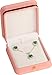 LAODA Necklace Pendant Box - Elegant Quality PU Leather Necklace Chain Earring Jewelry Gift Holder Box with Gold Trim Gold Button Decoration for Women & Men (1, Pink)