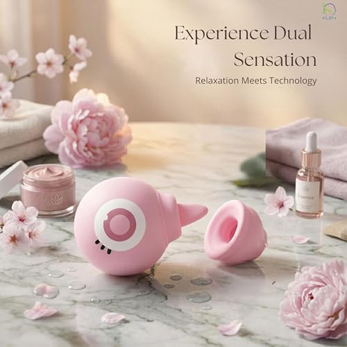 Image of KLEN Women Personal Use Massager with 10 Frequency Modes Waterproof Rechargeable Quiet Mini Handheld Body Massager Machine For Travel Friendl and Self Relaxation