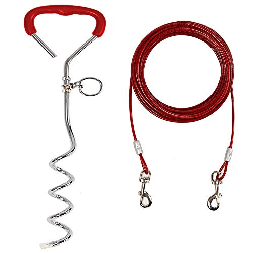 10 Best Dog Tie Outs, Cables and Stakes in 2020 TreeHousePuppies