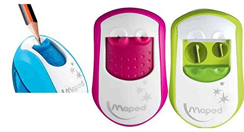 Maped 3-Anspitzer Doppel Clean passender Farbe zufällige