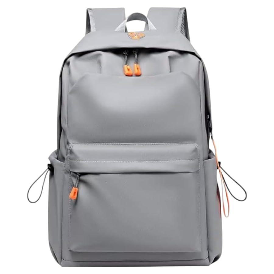 Mochila Notebook Imperme?vel Bolsa Escolar Executiva Refor?ada Grande Emborrachada (Modelo 2 - Cinza)