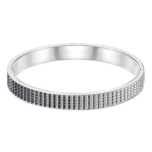 Preisvergleich Produktbild Swarovski Luxury Armreif, schwarz, rhodiniert