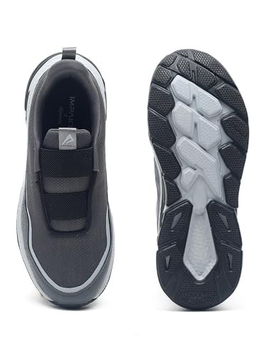 Image of Impakto IronHike Outdoor Shoes for Men | Cushioned Insole | Anti Skid Sole for All-Terrain | Lightweight Slip-in Fit System Casual Shoes for Walking, Gym & Casual Outings