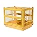 Bothyi Bird Bathing Cage Bird Water Bath Tub Easy to Use Birdcages House Parrot Station Cage for Budgies Cockatoos Macaw Small Birds