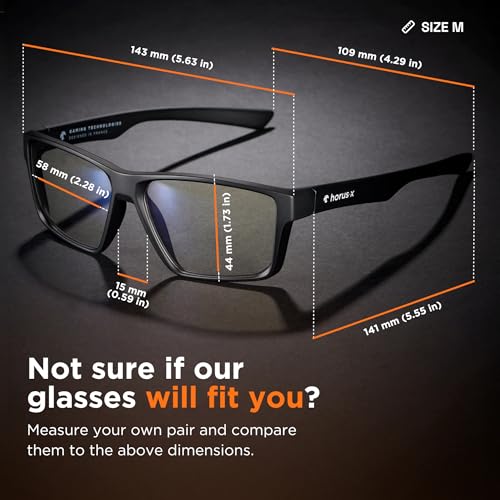 Image of Horus X • Blue Light Glasses Men Women | Blue Light Blocking Glasses for Screen Anti-Fatigue Eye Migraine