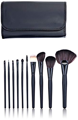 Preisvergleich Produktbild SDI-PARIS Make-up-Pinsel-Set, Schwarz, 10 Stück