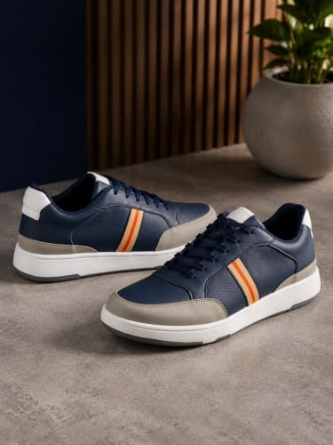 Image of Centrino Sneakers for Men | Lightweight Casual Shoes for Men Stylish | Breathable Mesh Walking Shoes | Cushioned Insole Comfortable Shoe for Man | Durable Sole Footwear|Trendy Lace-Up Shoes for College, Parties & Daily Use (9622)