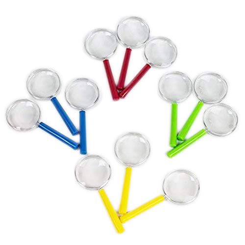 HUJI Plastic Magnifying Glasses for Children's Party Favors Birthday Parties School