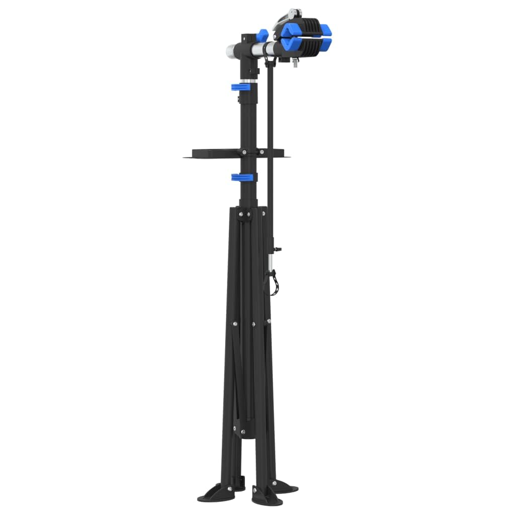Fahrrad-Montageständer klappbar verstellbar 108-188 cm Stahl mit magnetischer Ablage, Stabiler Bodenständer für Reparatur, Wartung und Parken, platzsparend, Outdoor Indoor geeignet